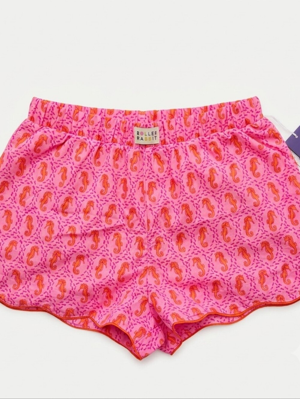 ⭐️NWT SOLD OUT Roller Rabbit X TARGET Pink & Orange Seahorse Lounge Shorts⭐️